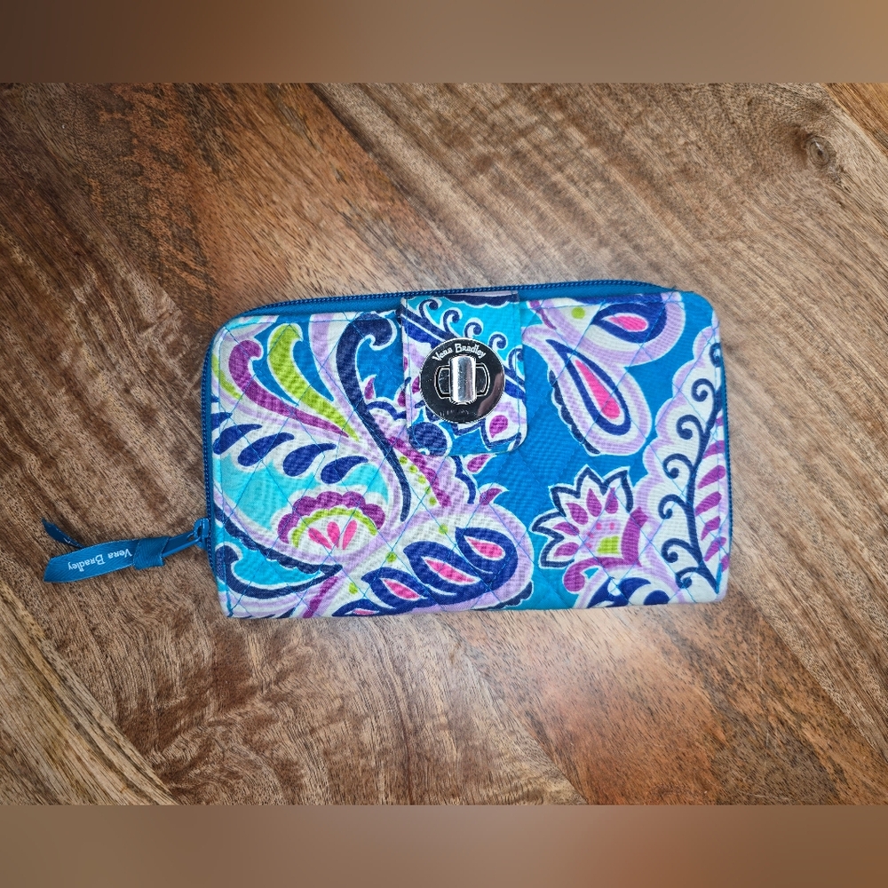 Vera Bradley Multicolor Paisley Wristlet